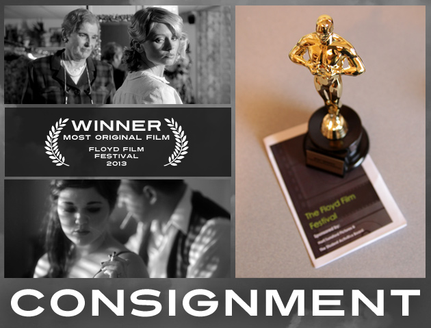 Consignment movie by Justin Hannah wins Most Original Film award at 2013 Floyd Film Festival